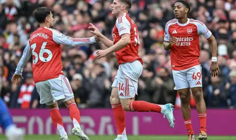 Шампионските амбиции на Арсенал удариха на камък - 1