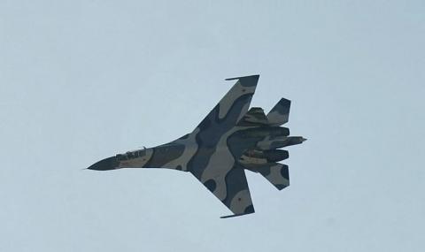 Руски Су-27 се разби в Черно море - 1