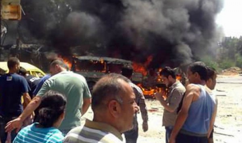 Взрив на кола - бомба взе жертви в Сирия - 1