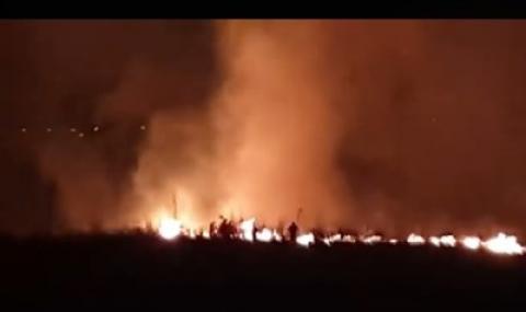5 дка са опожарени на „Камбаните“ (ВИДЕО) - 1