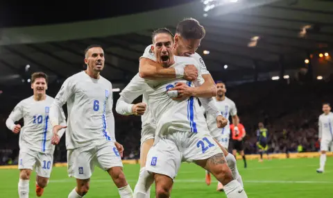 Greece recorded a dramatic victory over Scotland - 1