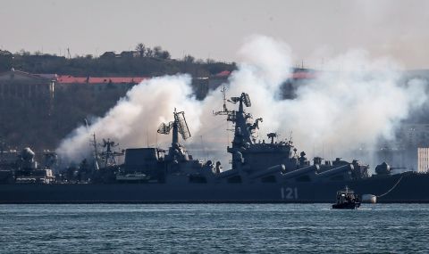 Руската флота остана без своята гордост - "Москва" - 1