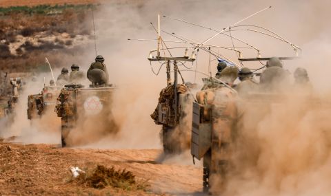 Израелската пехота влезе в ивицата Газа - 1