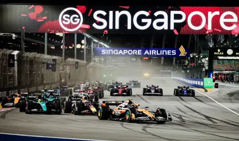 Lando Norris records convincing victory in Singapore  - 1