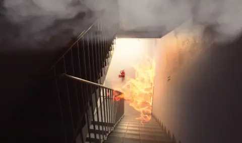 Пожар в сградата на правителството в Хонконг наложи евакуация - 1