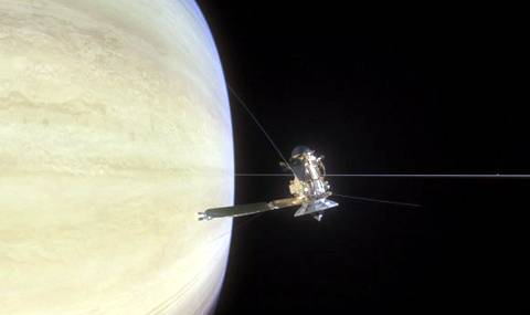 Cassini е между Сатурн и пръстените му  (ВИДЕО 360°) - 1