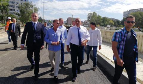 Борисов на новия булевард във Варна: Скарах им се, до 3-4 месеца ще го завършат - 1
