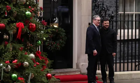 Зеленски се среща с европейски лидери в Лондон за обсъждане на мирния план - 1