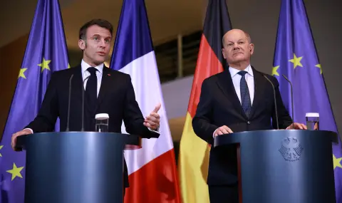 Scholz, Macron assure Ukraine of Europe's continued military support  - 1