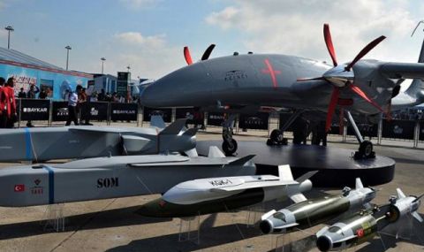 Турският боен безпилотен самолет Akinci постави нов рекорд (ВИДЕО) - 1