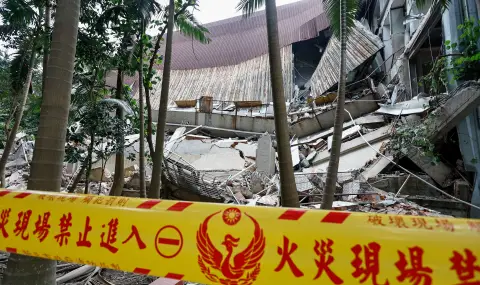 Земетресението в Тайван: 882 ранени и най-малко девет жертви - 1