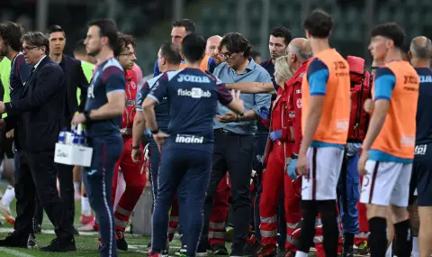 Треньорът на Торино припадна на мача с Венеция (СНИМКА) - 1