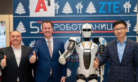 А1 демонстрира роботизация през първата в страната 5G самостоятелна (standalone) мрежа в Mall of Sofia - 1