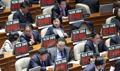 Бъдещето на южнокорейския президент влиза в парламента - 1