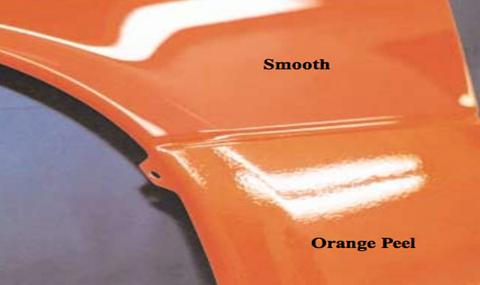 Какво е &quot;портокалова кора&quot; по боята на автомобила? - 1