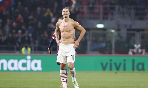 Ибрахимович се отчете с гол и автогол при успех на Милан над Болоня с два червени картона - 1
