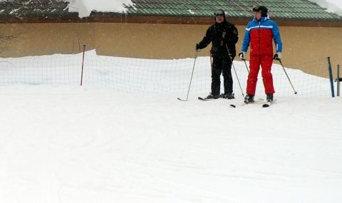 Путин и Лукашенко карат ски заедно (ВИДЕО) - 1