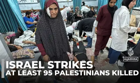 Israel Kills At Least 95 Palestinians In Gaza In Day, Demolishes Refugee Agency Office VIDEO  - 1