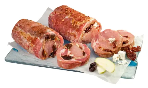 Рецепта на деня: Пълнено свинско руло със сини сливи - 1