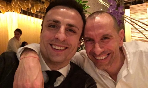 Димитър Бербатов и Мартин Петров заедно на Нова година - 1