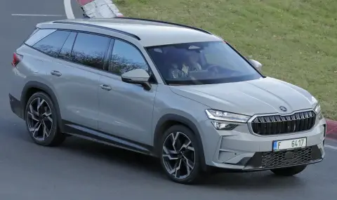 Skoda тества наточен Kodiaq на Нюрбургринг - 1