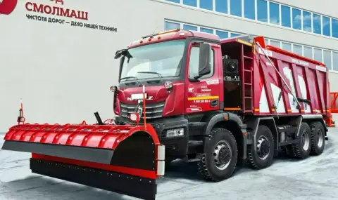 КАМАЗ представи 50-тонен камион за комунални услуги - 1