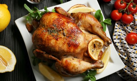 Рецепта на деня: Печено пиле върху сол - 1