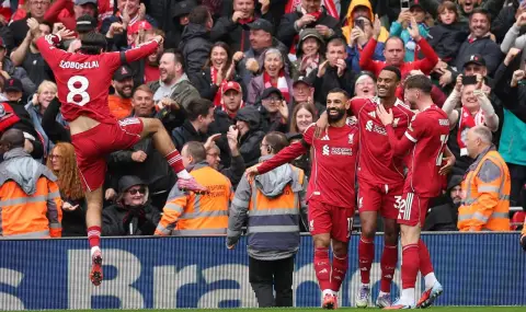 Трудна победа за Ливърпул, Исак с първи гол за "червените" - 1