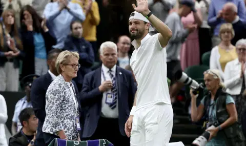 Ейса Гонсалес с трогателно послание след сълзите на Григор на Уимбълдън - 1