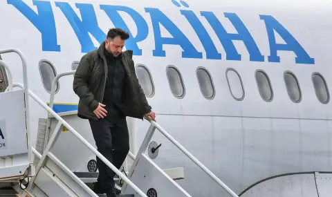 Зеленски пристигна в САЩ, срещата с Тръмп започва в 20.00 часа българско време - 1