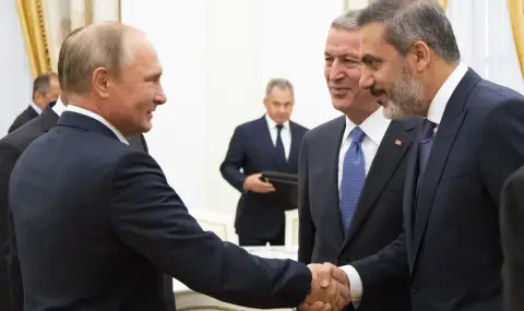 Днес Владимир Путин трябва да се срещне с турския външен министър Хакан Фидан - 1
