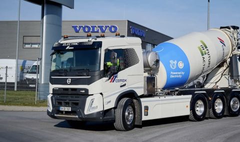 Volvo Trucks достави първия електрически бетоновоз в света - 1