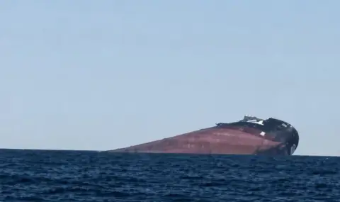 The Golden Leo ship sank near Odessa after a Russian strike - 1