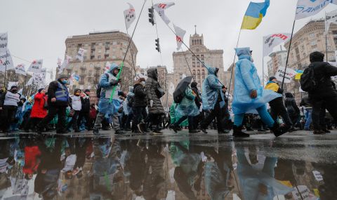 Протести в подкрепа на свободата на словото в Украйна - 1