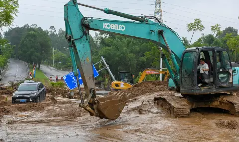 Наводнение в Китай взе жертви - 1