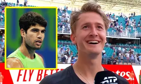 Карлос Алкарас отпадна още на 1/16-финалите от Мастърса в Маями - 1