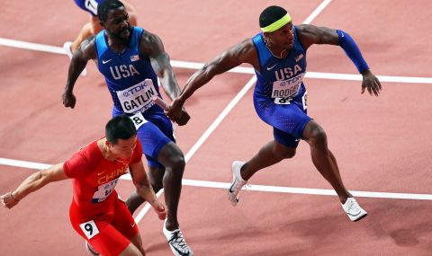 Лекоатлетите на САЩ се провалиха на мъжката щафета 4х100 метра - 1