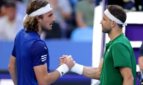 Григор Димитров срещу Стефанос Циципас в шоумач в София - 1