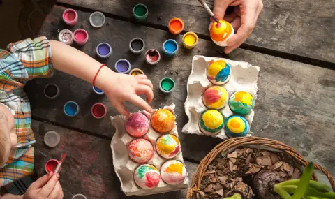 6 креативни начина за боядисване на яйца - 1
