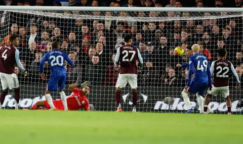 Астън Вила продължава победната серия, удари и Челси - 1