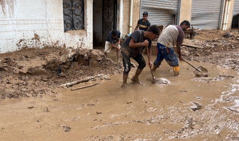 Броят на загиналите вследствие наводненията в Либия все още е неясен - 1