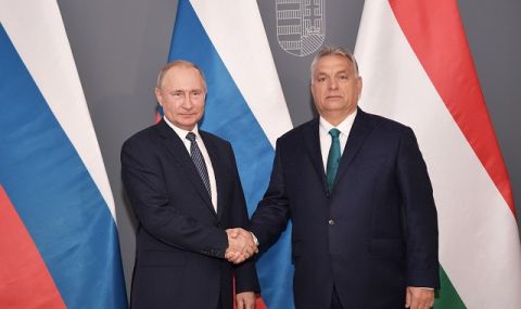 Сърдечно ръкостискане с Путин! Виктор Орбан отива на срещата на върха на ЕС за Украйна - 1