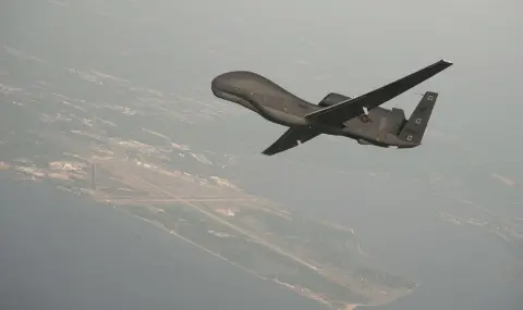 Най-мощният американски дрон е летял безпрецедентно близо до Крим по време на украинските удари по руски цели - 1