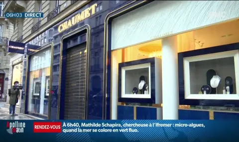 Въоръжени обраха бижутерия на „Шанз Елизе“ в Париж - 1