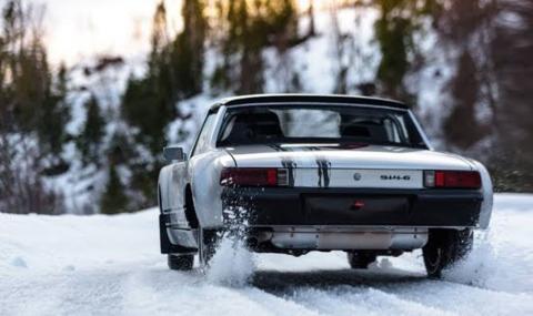 Вижте какво може половинвековно Porsche на сняг - 1