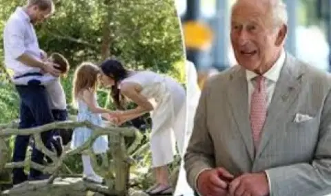 King Charles meets Harry, Meghan and children - 1