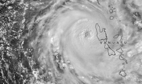 Бурята Харолд се стовари върху Фиджи - 1