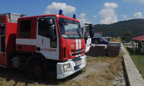 ОДМВР в Бургас с извънредни екипи за следене на пожарите - 1