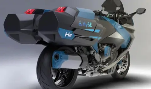 Kawasaki показа дебютния си водороден мотоциклет  - 1