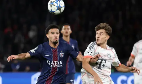 Байерн Мюнхен с героична победа над ПСЖ в Париж, въпреки червен картон на Диас - 1